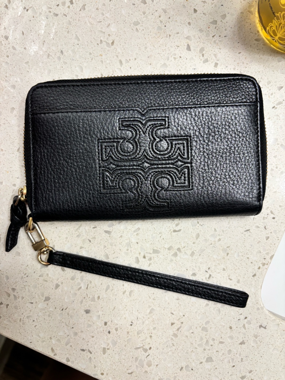 Tory Burch Black Harper wallet